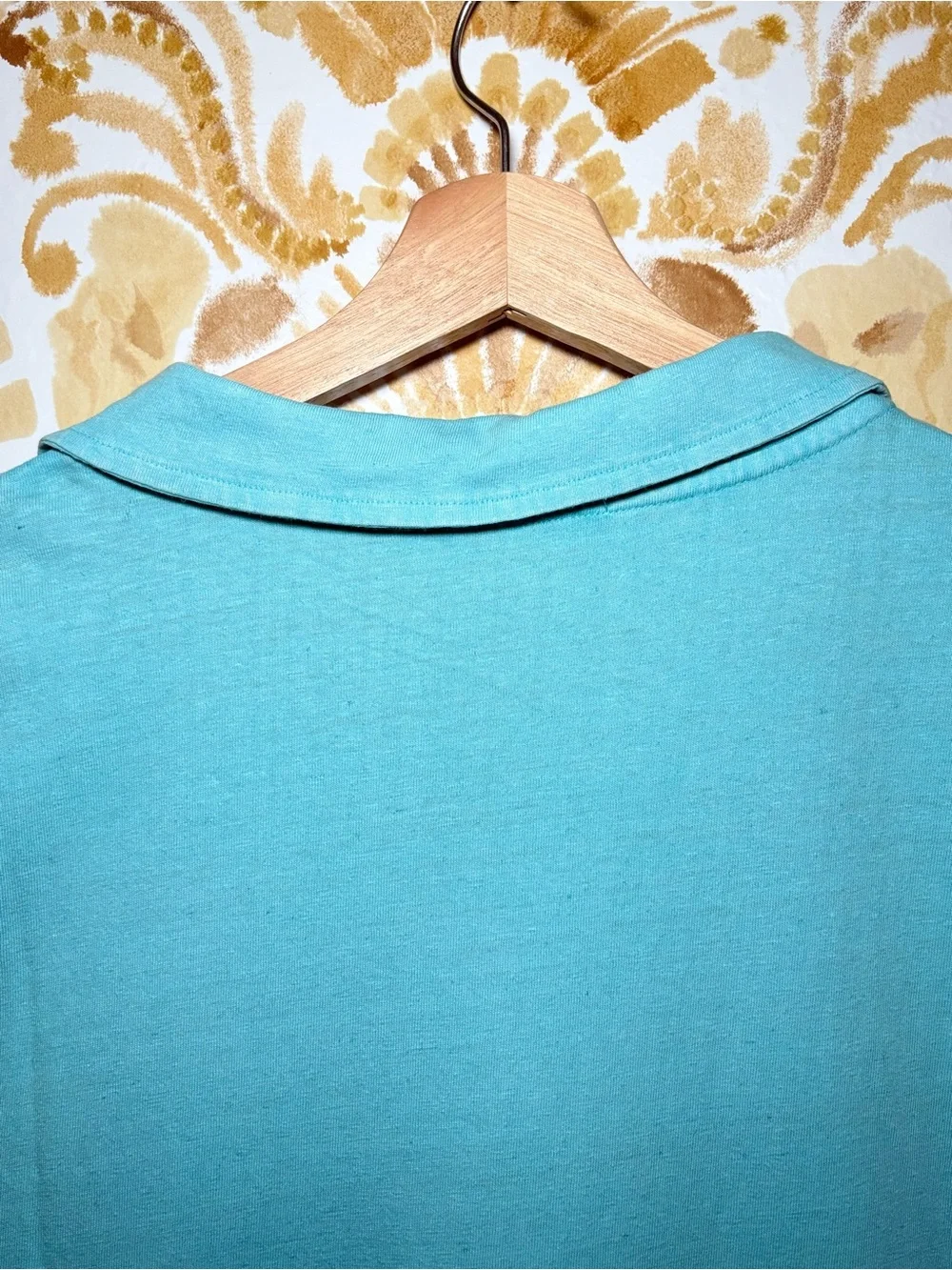 NWT Polo Ralph Lauren Aqua Blue Pocket Polo Shirt Country Club Coastal Preppy